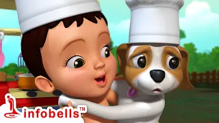 மாஸ்டர் செஃப் சிட்டியின் சமையல் விளையாட்டு-Playing with toys | Tamil Rhymes & Kids Video | Infobells