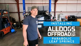 ADO Parabolic Leaf Spring Install on Nissan Frontier