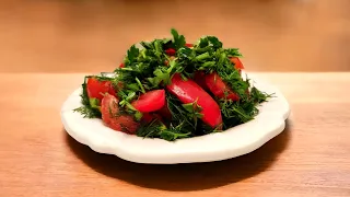 EXPLOSIVE TASTE! Magic salad and quick and easy tomato appetizer