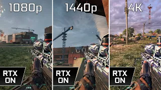 Battlefield 2042 : 1080p vs 1440p vs 4K | Ultra Graphics RTX ON | RTX 4090