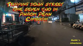 Phnom Penh's street 172 walk