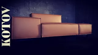 How to make a sofa. designer sofa DS-21 replica. timelapse.