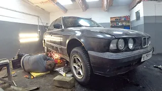 Пацанское восстановление Бумера в гараже!!! Часть1. Легенда BMW e34