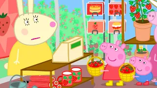 Picking Strawberries At The Strawberry Farm 🍓 | Peppa Pig Official Full Episodes