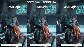 DDR5 2x16 VS 3x16 VS 4x16 RAM Test