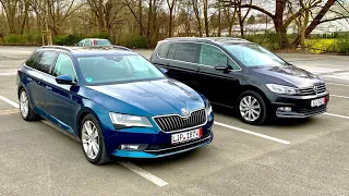 SKODA SUPERB 4x4 и VW TOURAN HIGHLINE 2016 из Германии