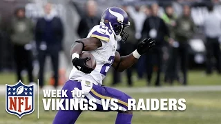 Peterson's 80-Yard TD Makes 91 Career TDs, Tied for 10th All-Time! | Vikings vs. Raiders | NFL