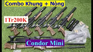 Báo Giá Khung Cò Ruột Condor| Combo Khung Nòng Súng Condor Giá Rẻ| Bộ Khung Condor - Nòng Súng PCP