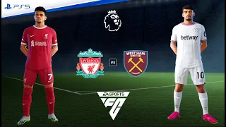 Liverpool vs West Ham Premier League 2023/24 EA SPORTS FC 24