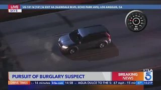 CHP pursues burglary suspects out of Orange County