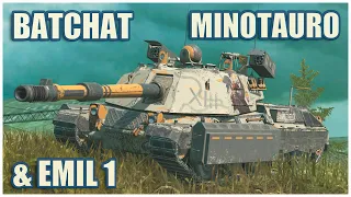 BatChat 25t, Minotauro & Emil I • RASEINIAI HEROES WoT Blitz