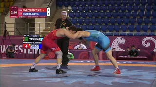 Qual. FS - 79 kg: G. OVEZBERDIYEV (TKM) v. G. USSERBAYEV (KAZ)