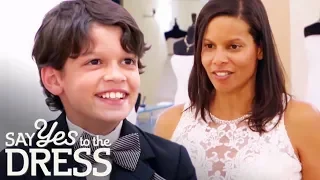 Bride's Fashionista Son Picks Out The Most Beautiful Dress! | Say Yes To The Dress Atlanta