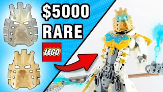 Using The Rare LEGO MASK OF LIGHT In Bionicle MOCs
