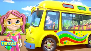 Колеса на автобусе детский сад стихи и потешки для детей от Little Tritans