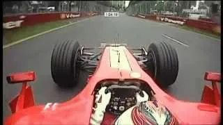 F1 2007 Kimi Raikkönen onboard at Australia (FP2) [PURE SOUND]