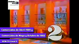 Comerciales México de XEW-TV Canal 2 (Mayo/Octubre 1982)