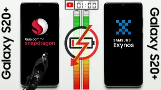 Galaxy S20+ (Snapdragon) vs Galaxy S20+ (Exynos) Battery Test