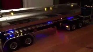 Tamiya 1/14 King Hauler and Tanker Truck Custom Lighting