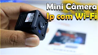 MINI CAMERA IP HD ACESSO REMOTO, TESTE E CONFIGURAÇÃO