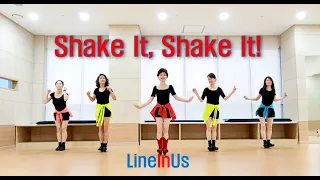 [초급]  Shake It, Shake It! Line Dance (Dance & Count) [Lineinus] 2023년라인댄스퀸코리아파티곡