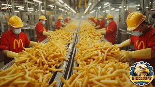 How McDonalds French Fries Are Made 🍟 Worlds Largest French Fries Making Factory