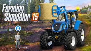 Making Straw With New Holland In Fs15 | Fs15 Gameplay | Timelapse |