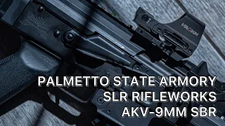 Palmetto State Armory AKV-9mm SBR!