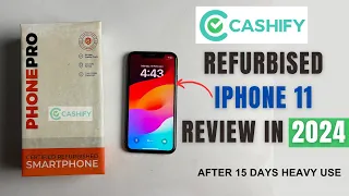 Cashify iPhone 11 Review in 2024 II 4G iPhone in 2024 ? Details Camera and Battery Testing 📢