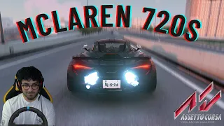 McLaren 720S vs Porsche - Traffic mod - SRP MOD !!! | Assetto Corsa | G29 Gameplay