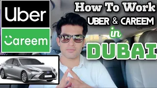 How To Work Uber & Careem In Dubai | Complete Details Trip By Trip | Azeem Ashraf | Dubai | UAE