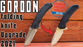 Harbor Freight upgraded the Gordon folding knife... Or did they?