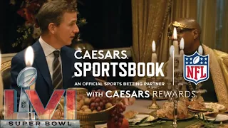 Super Bowl LVI (56) Commercial: Caesars Sportsbooks - Sit Down Dinner (2022)