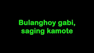 Bulanghoy, gabi, saging, kamote karaoke - D' Double B