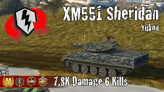 XM551 Sheridan  |  7,8K Damage 6 Kills  |  WoT Blitz Replays