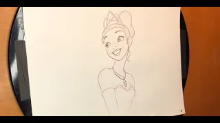 How to Draw Tiana from The Princess and the Frog l #DrawWithDisneyAnimation