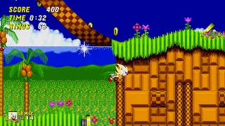 Sonic the Hedgehog 2 "Remastered": Emerald Hill Zone Act 1 (Super Sonic) [1080 HD]
