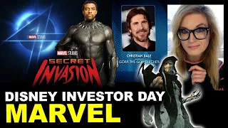 Disney Investor Day 2020 Marvel - Fantastic Four Jon Watts, Secret Invasion, T'Challa NOT Recast