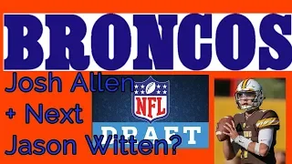 Denver Broncos 7 round mock draft| QB+next Jason Witten?!