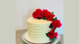 Easy Textured Buttercream Cake
