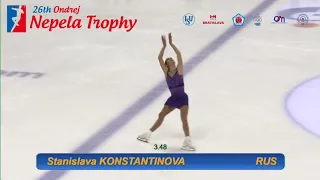 Станислава Константинова / Stanislava KONSTANTINOVA -  Ondrej Nepela Trophy FS - September 22, 2018