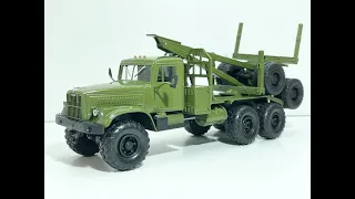 Легендарные грузовики СССР №54 КрАЗ-255Л1  масштаб 1:43 MODIMIO