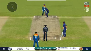 CLOSE CONTEST BETWEEN INDIA AND SRI LANKA | IND VS SL | GAMEPLAY