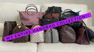 My Entire Handbag Collection - LV, YSL, Longchamp, Coach, Celine, Balenciaga, Proenza Schouler