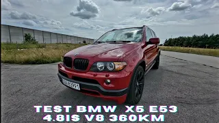 LIMITOWANA wersja BMW X5 E53 4.8is V8 360km !!!  Prezentacja auta na sprzedaż 🔥🔥 Test  [ POV ]