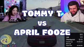 Tommy T vs. April Fooze race - Both POVs - NoPixel