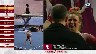 College Gymnastics - 2018-03-09 - Oklahoma Quad Meet