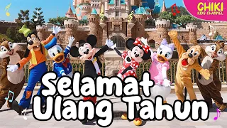 Selamat Ulang Tahun ~ Lagu Anak Bersama Badut Disney Mickey Mouse - Disney Land Parade