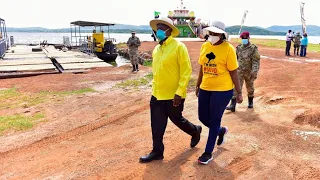 MUSEVENI & DAUGHTER NATASHA LAUNCH MEGA WATER PROJECTS ON THE CAMPAIGN TRAIL.