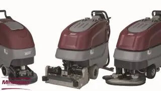 Floor scrubbers by Minuteman International, Floor Cleaning Equipment, Floor scrubbing Machines